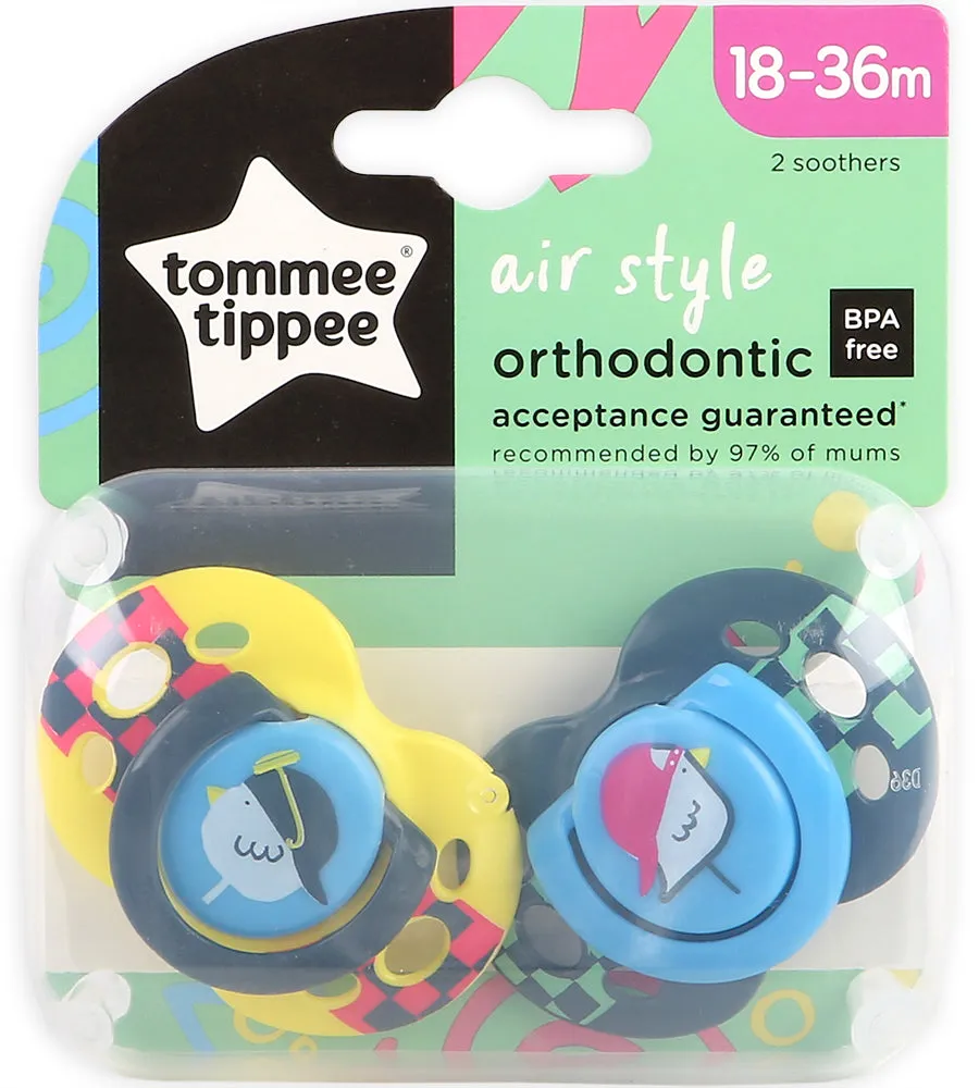 18-36M Air Soother 2-PK Tommee Tippee 433403