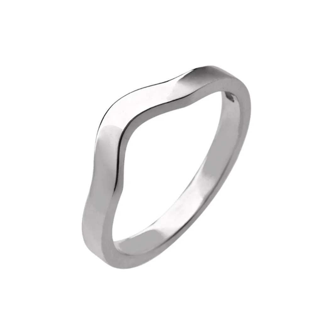 2.3mm Shaped Wedding Band