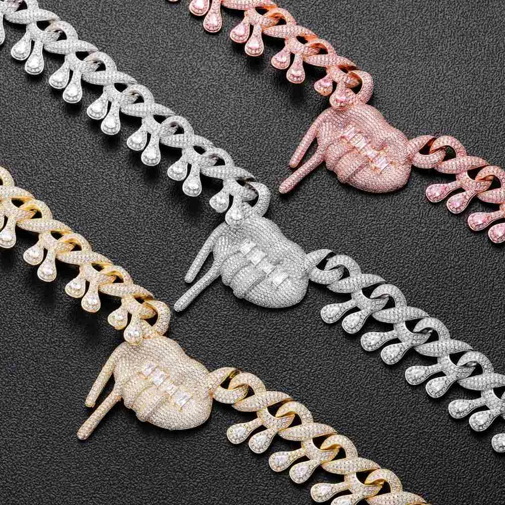 27mm Iced Drooling Mouth Chain