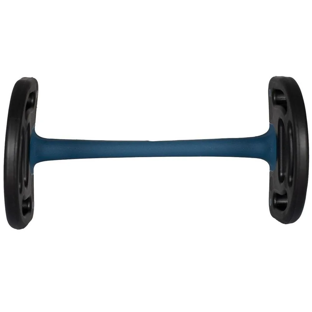 Acavallo Sensitive Mullen Mouth D Ring Bit Black/Blue