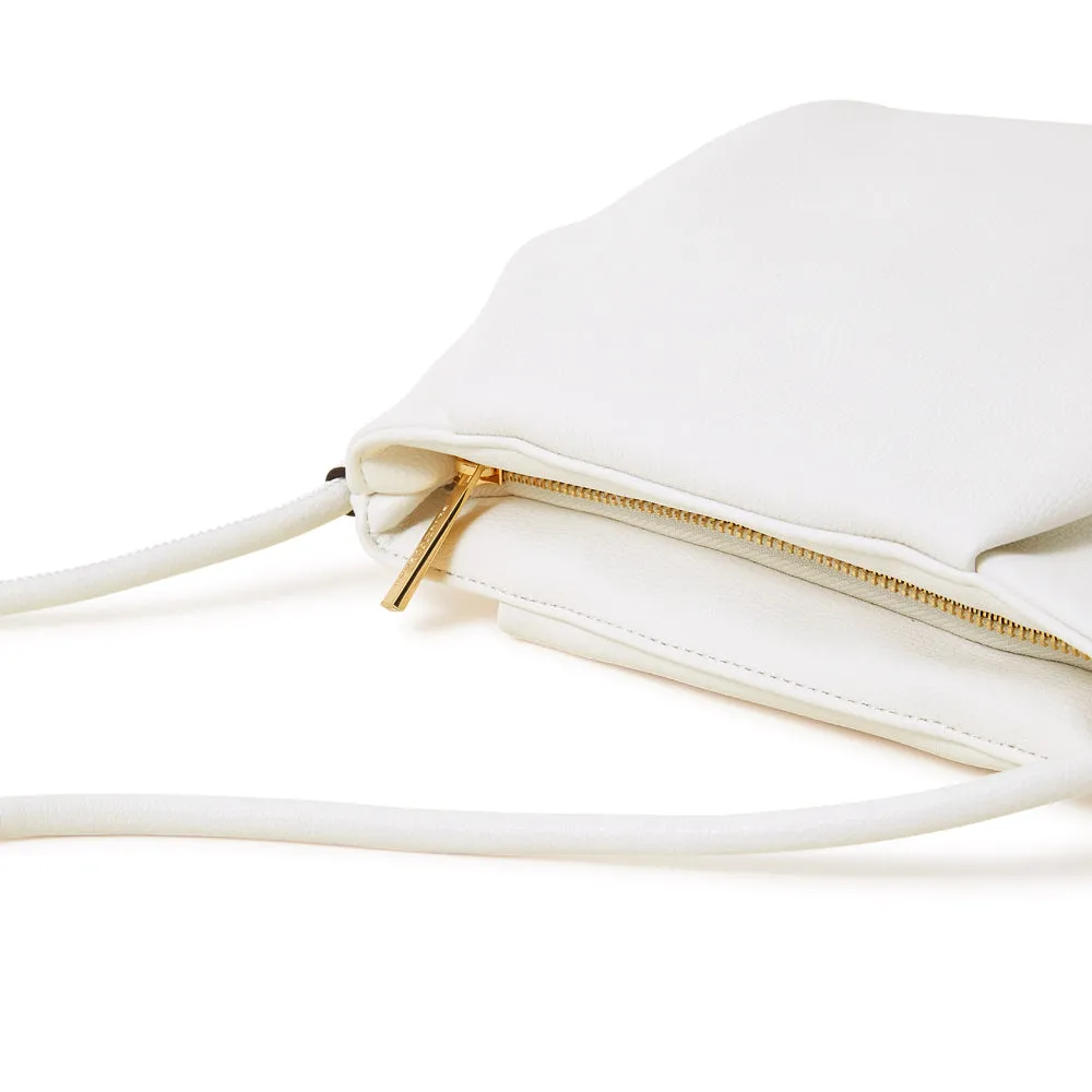 Accessorize London White Soft Cloud Knot Sling Bag