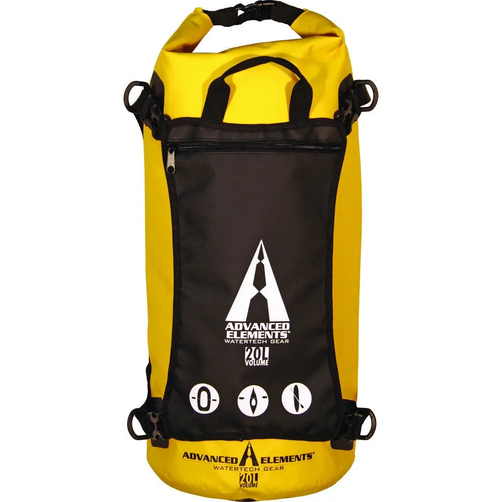 Advanced Elements 20L StashPak Rolltop Dry Bag | Yellow/Black