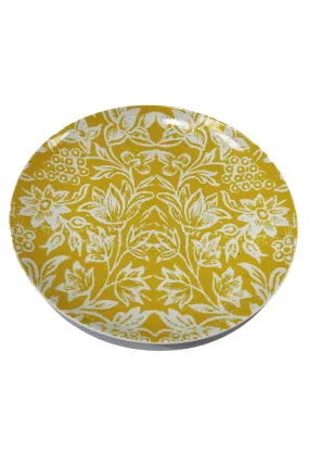 ANNA CHANDLER DINNER PLATE SET SAFFRON YELLOW