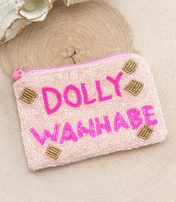 Beaded coin clutch    DOLLY