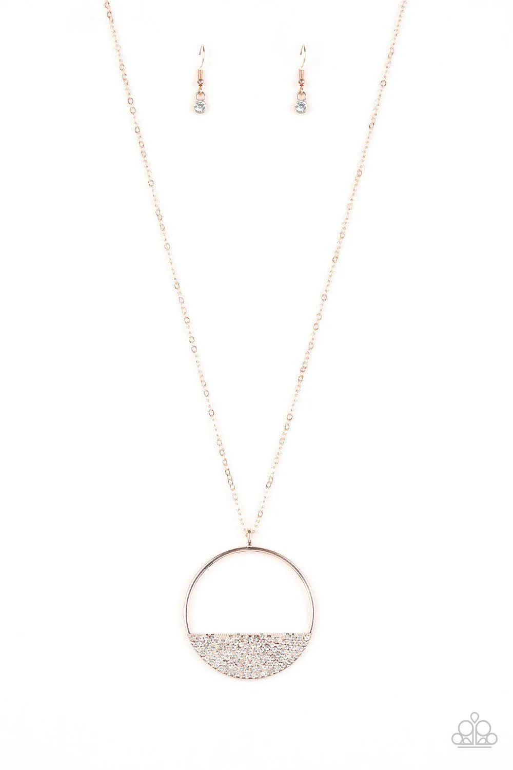 Bet Your Bottom Dollar Rose Gold Necklace - Paparazzi Accessories