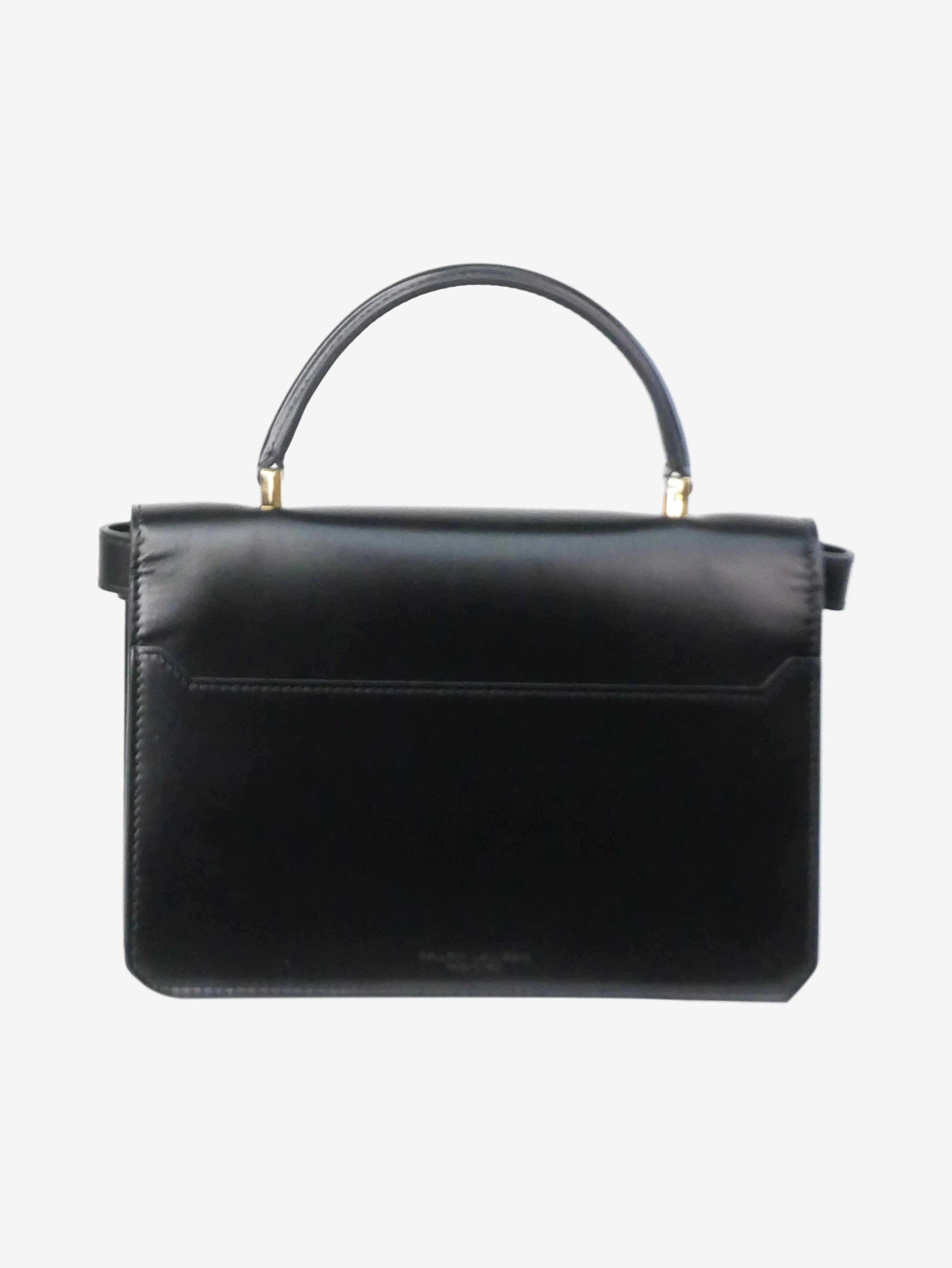 Black RL 888 Box calfskin crossbody bag