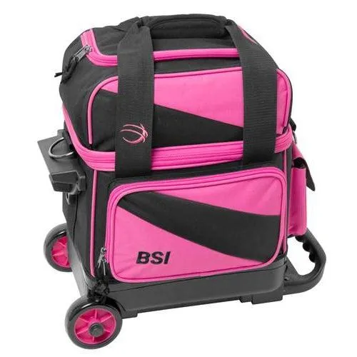 BSI 1 Ball Roller Bowling Bag Pink Black