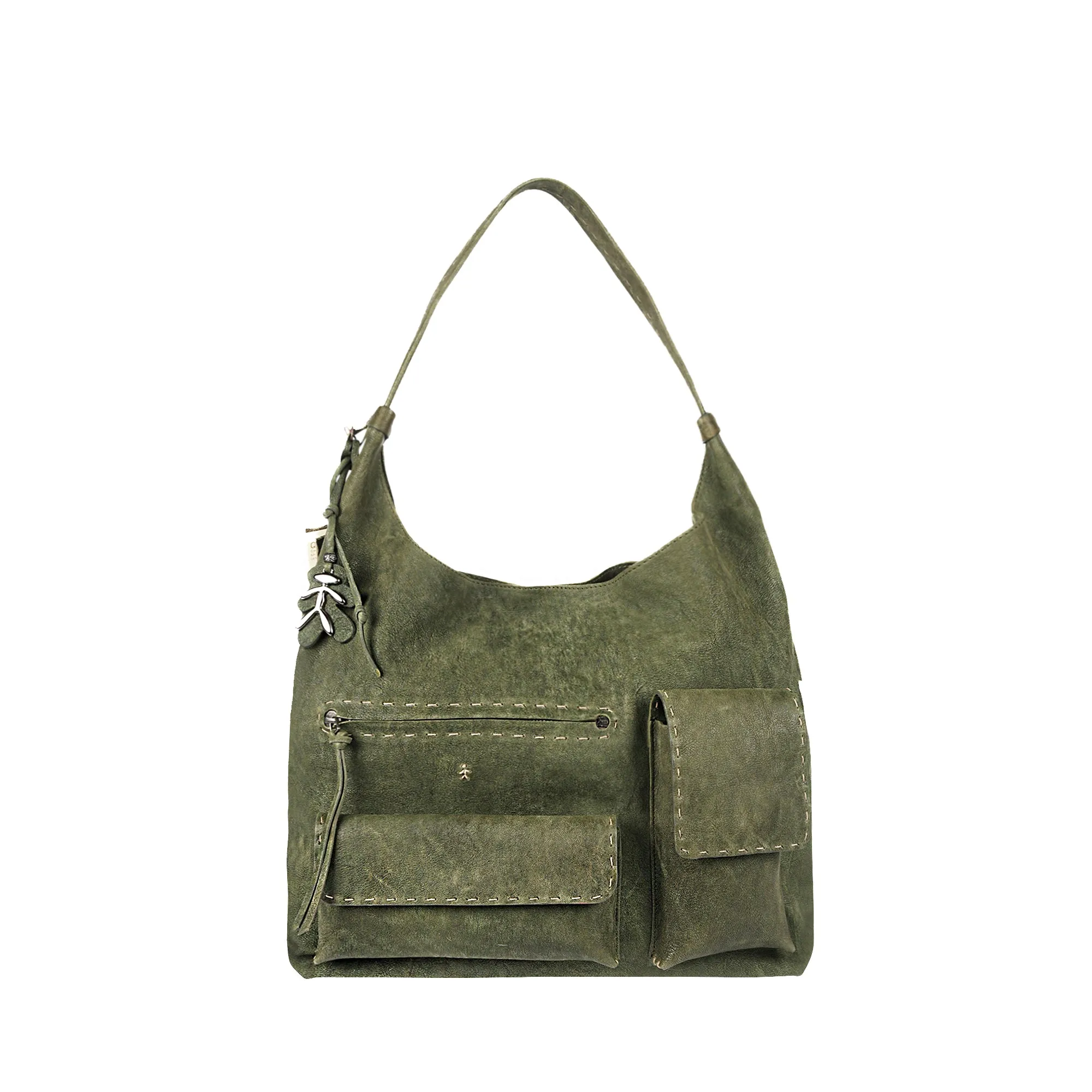 Canotta Pocket M Grattato Olive