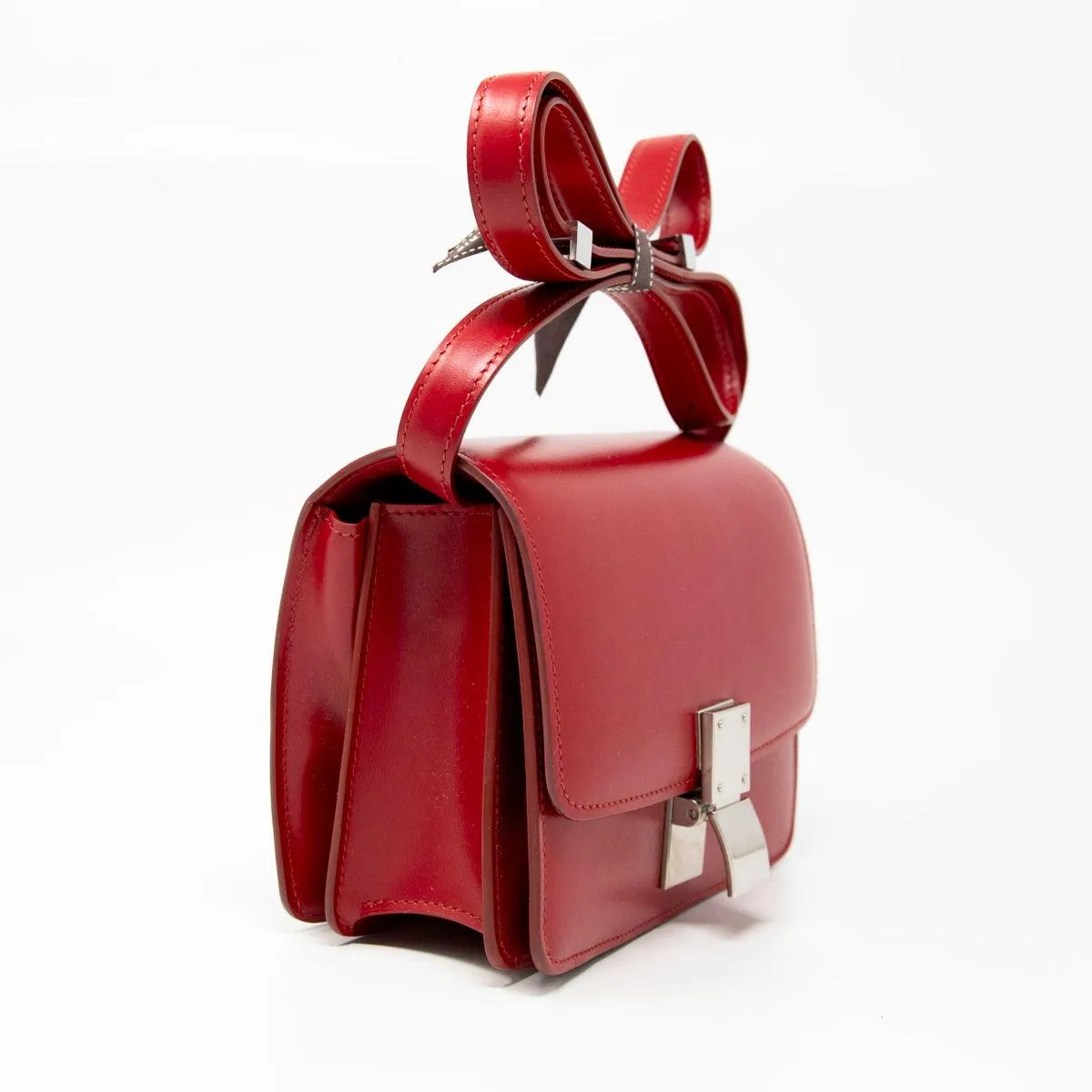 Celine Red Small Box Bag