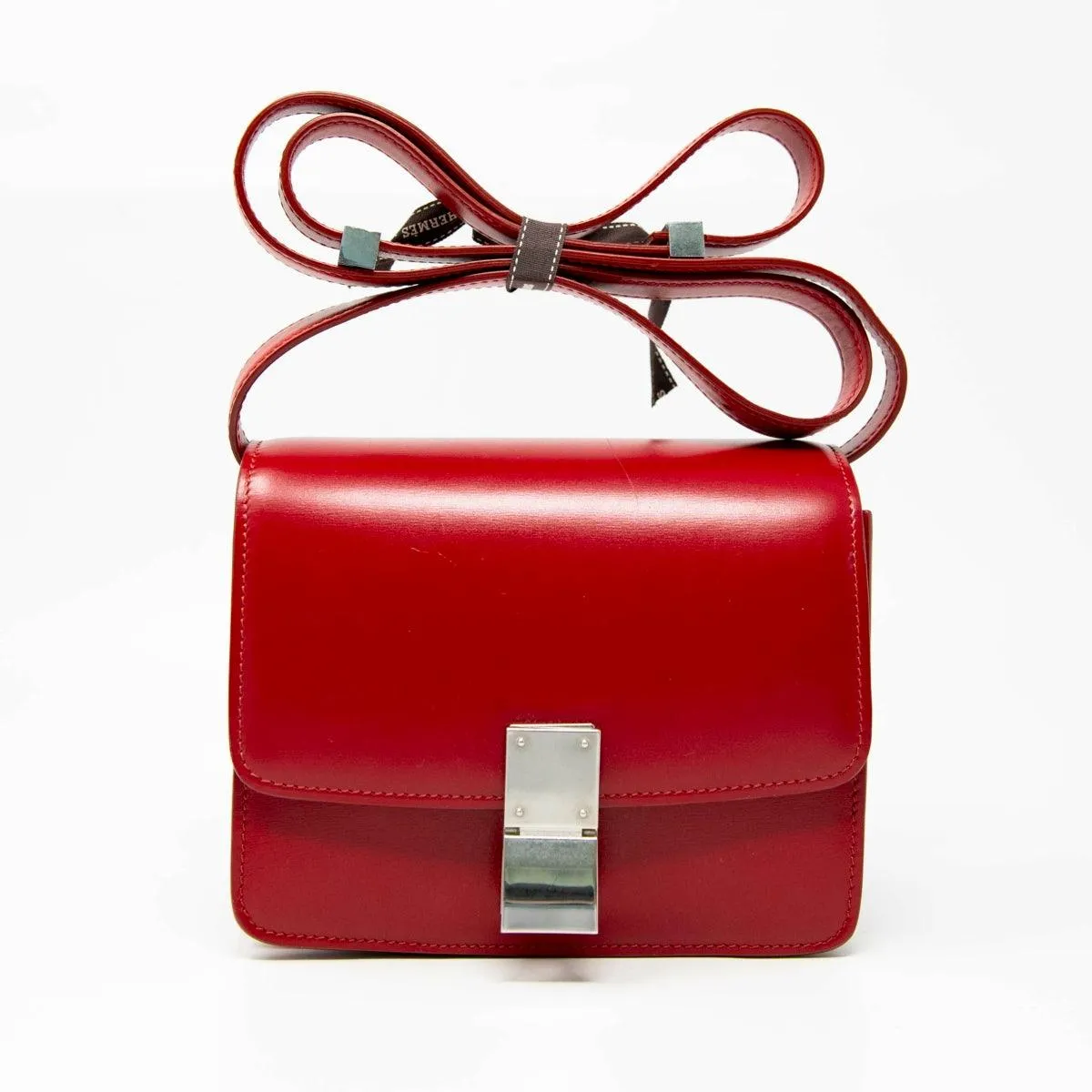 Celine Red Small Box Bag