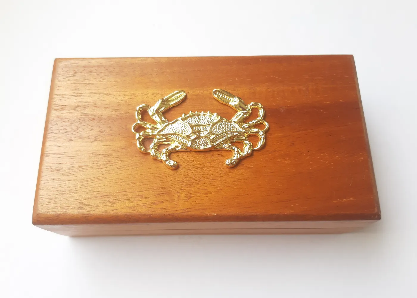 Crab Mahogany Box