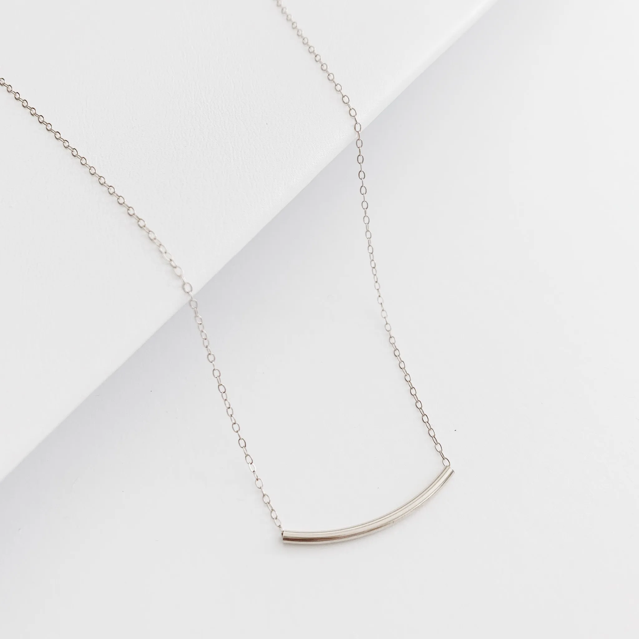 Crescent   Arc Necklace Layering Set