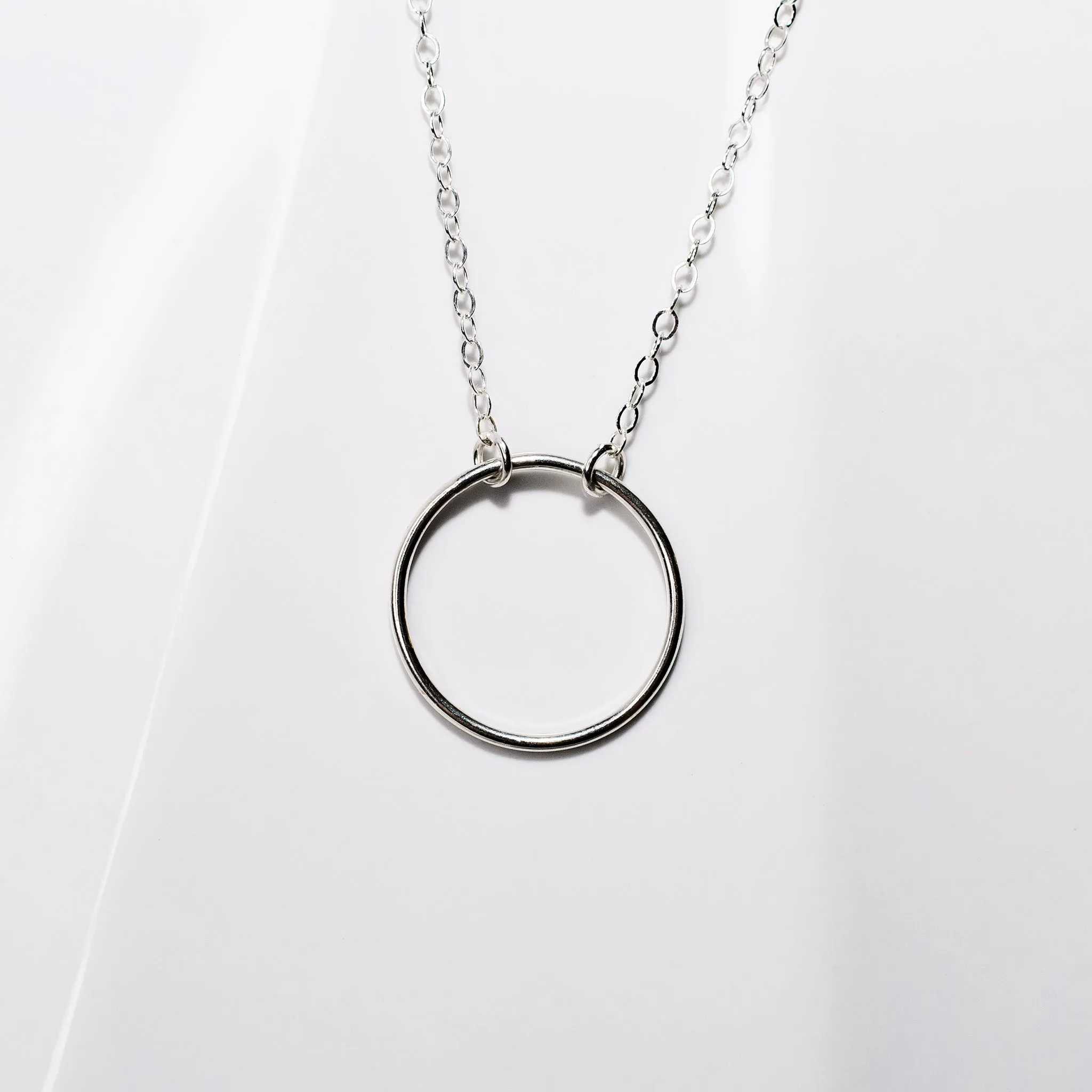 Crescent Circle Necklace