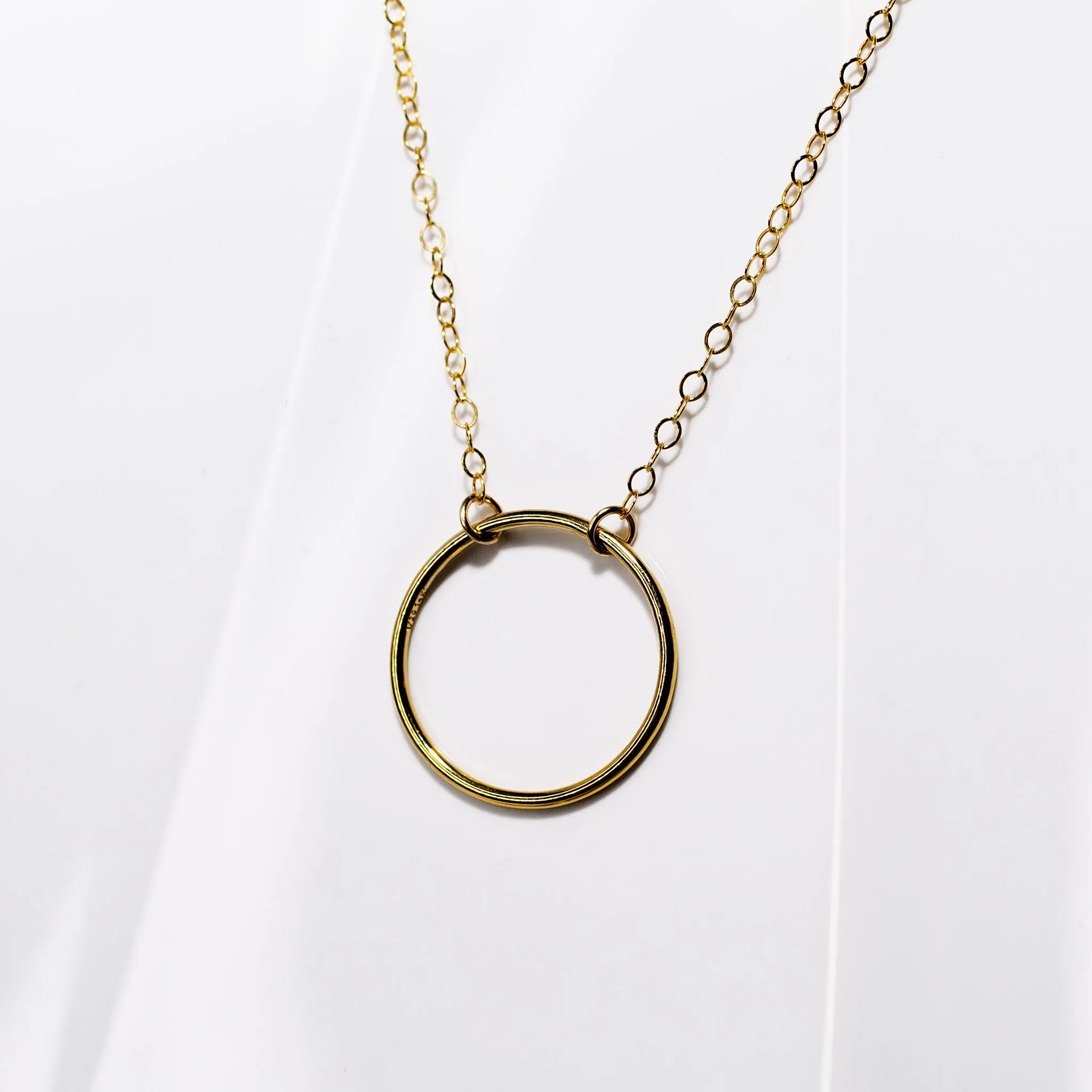 Crescent Circle Necklace