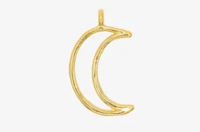 Crescent Moon Charm 14K Gold