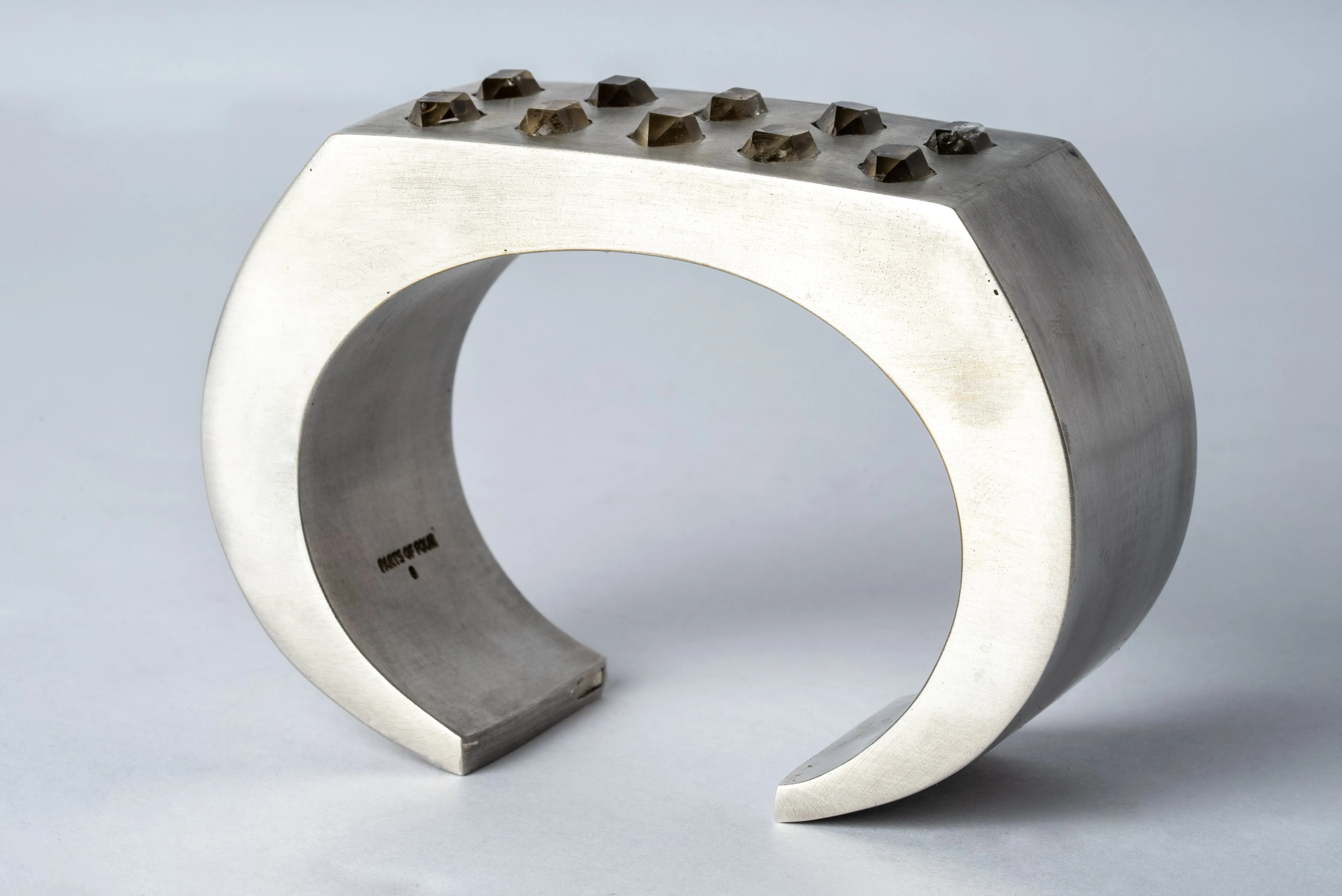 Crescent Plane Bracelet (Herkimer Spikes Var., 30mm, AS HER)