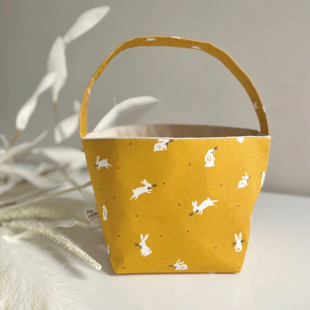 Easter Fabric Baskets - Bunnies, Sunflowers and Gingham