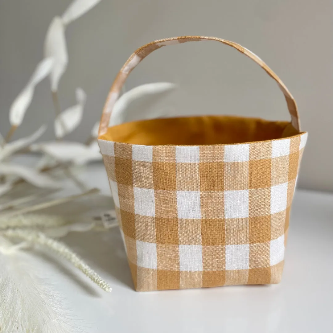 Easter Fabric Baskets - Bunnies, Sunflowers and Gingham