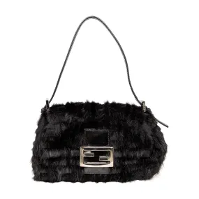 Fendi Monogram Fur Baguette - '10s