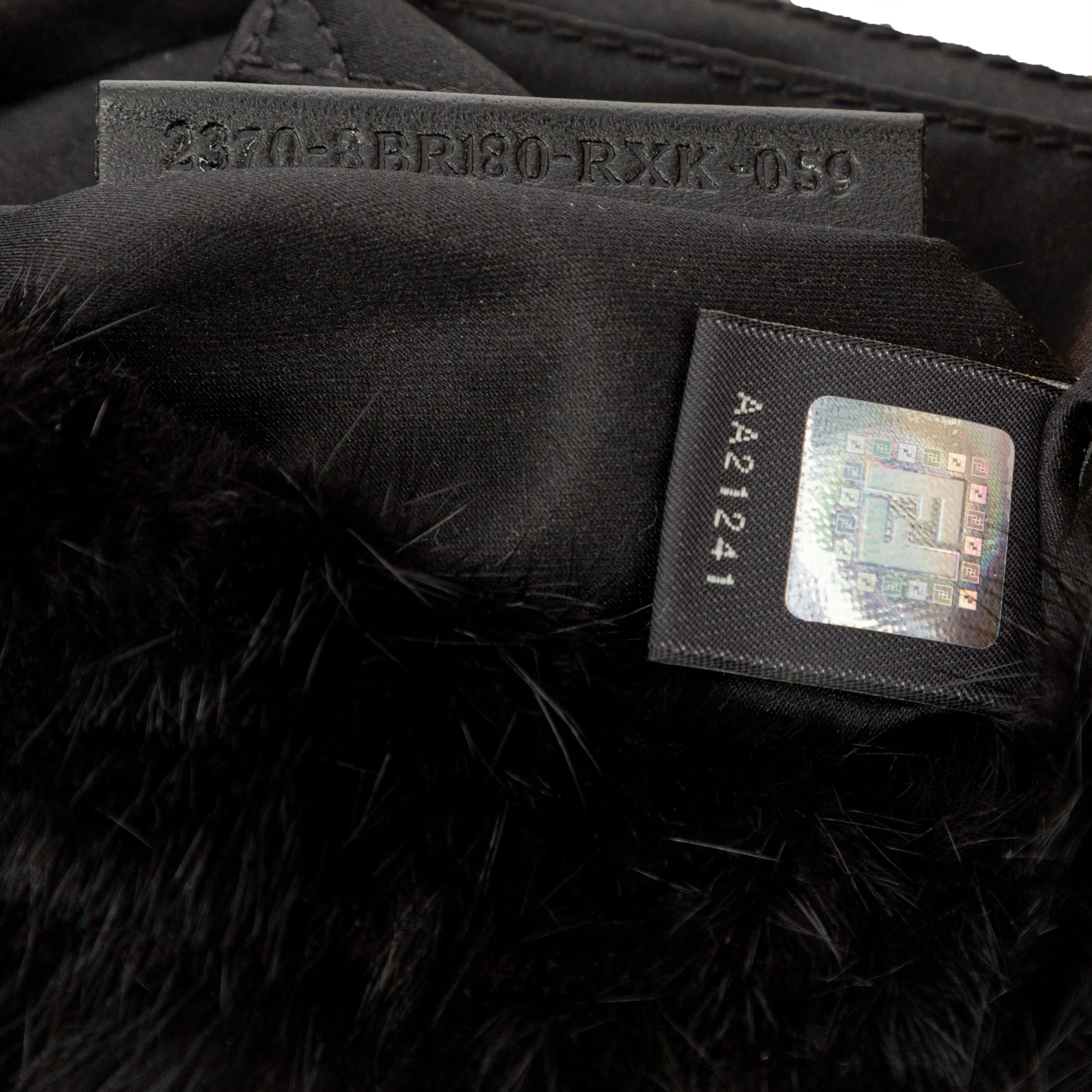 Fendi Monogram Fur Baguette - '10s