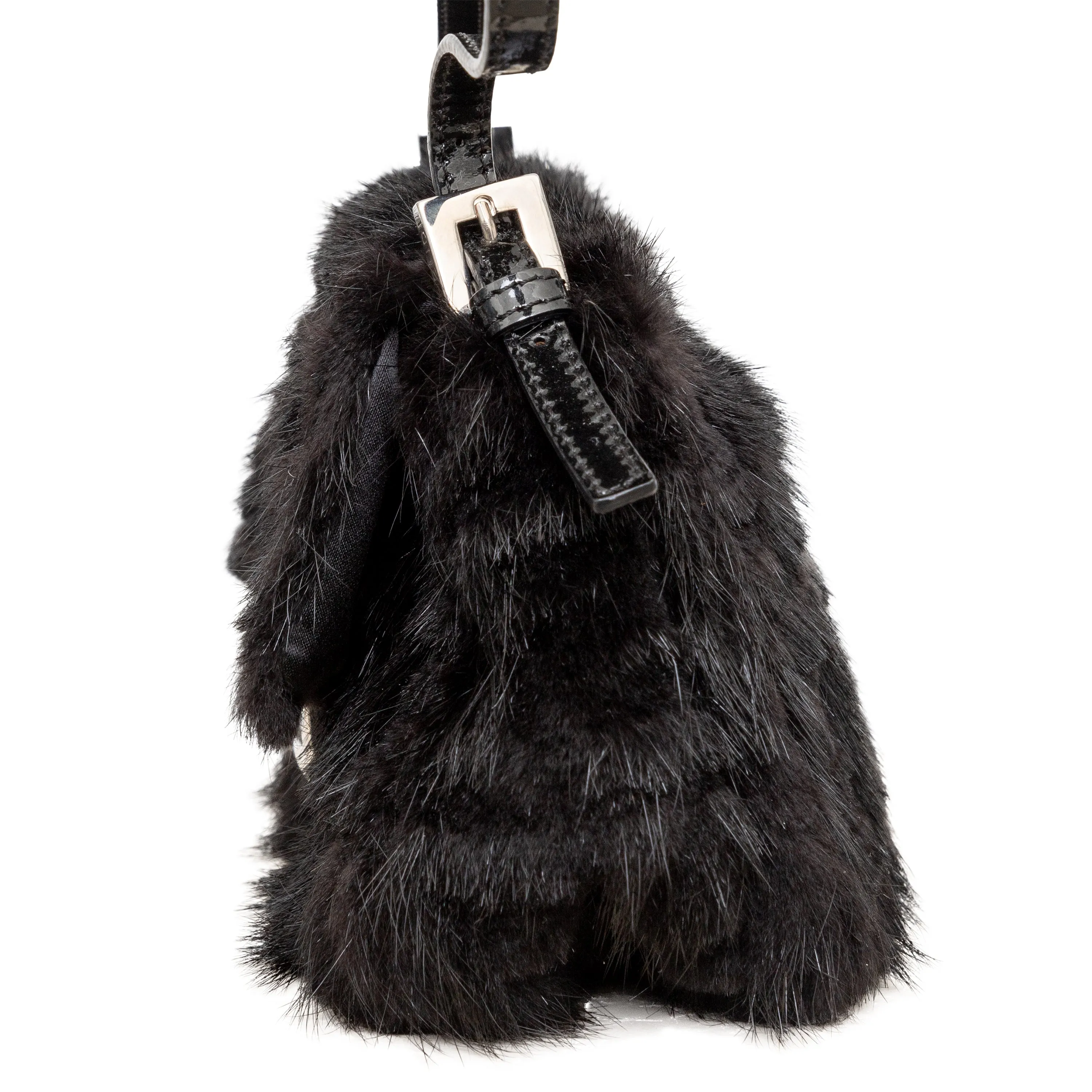 Fendi Monogram Fur Baguette - '10s