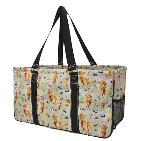 Floral Cow NGIL Utility Bag