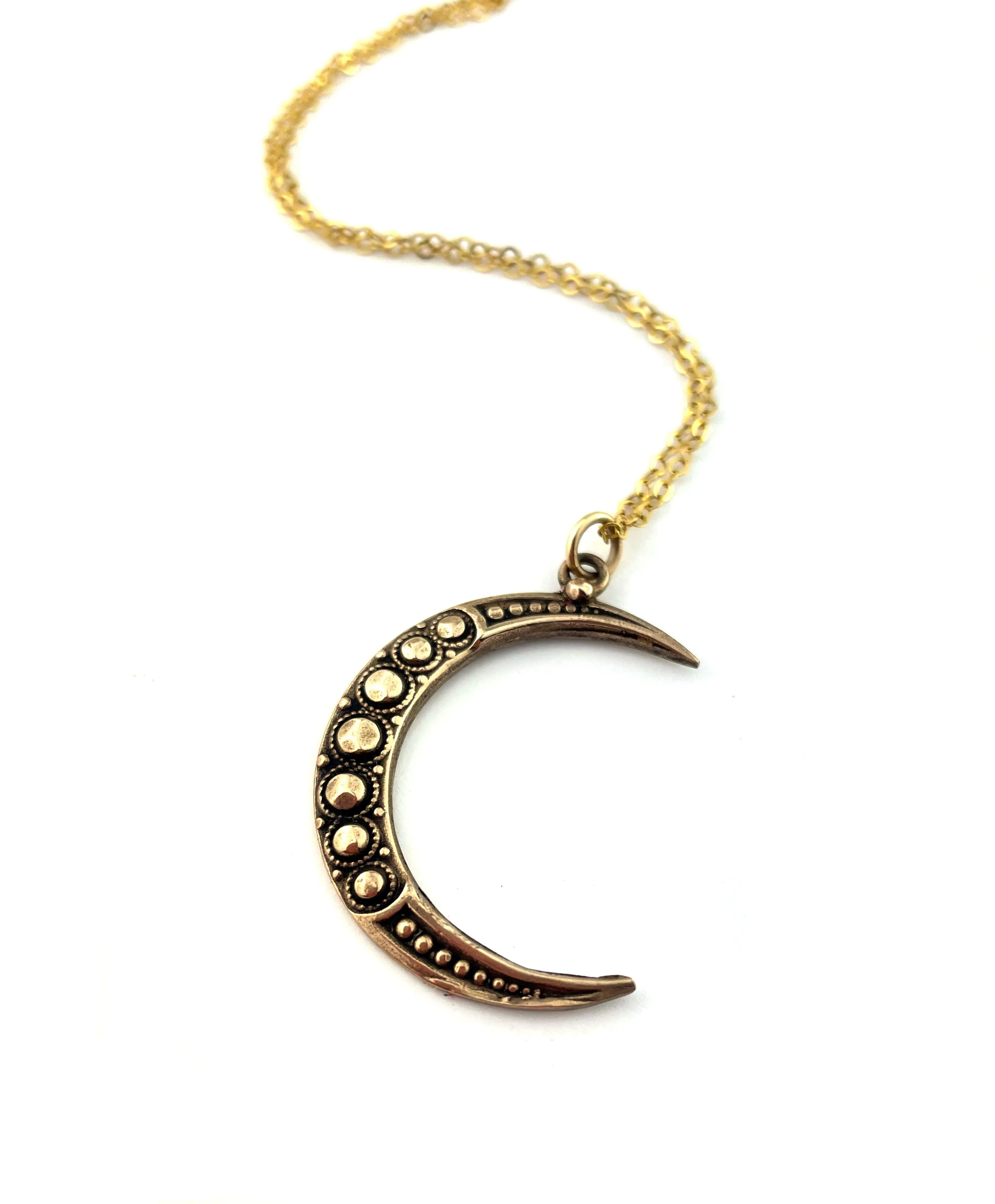 GODDESS MOON Necklace - Bronze