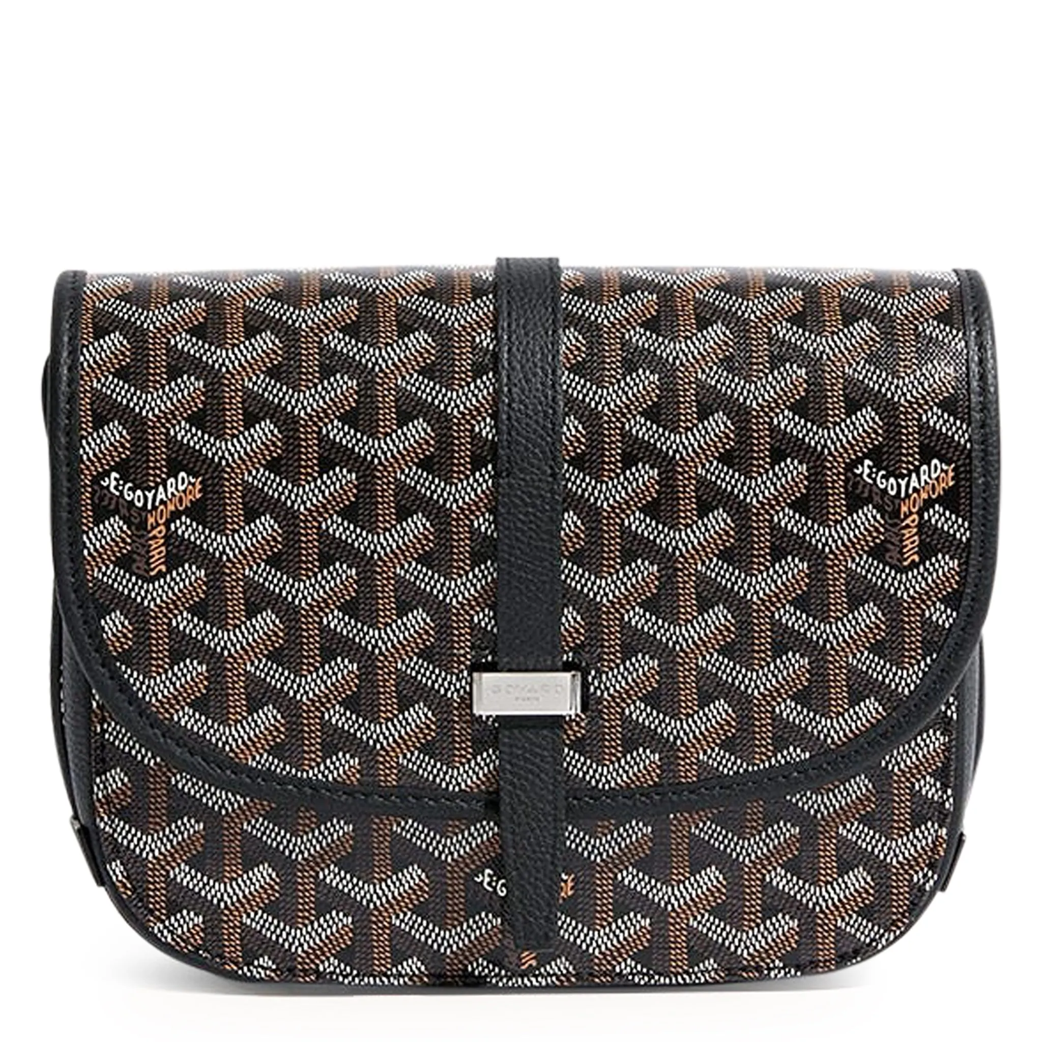 Goyard Goyardine Belvedere II Black PM Messenger Bag