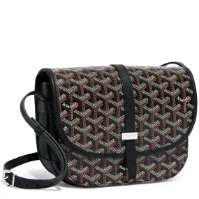 Goyard Goyardine Belvedere II Black PM Messenger Bag