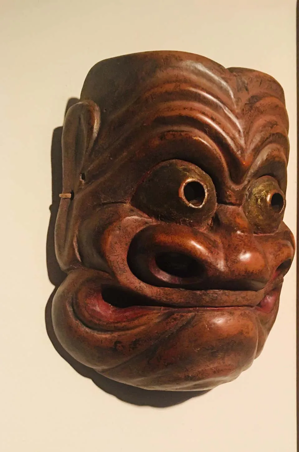 Japanese Edo Noh Mask of Obeshimi