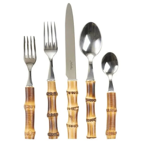 Juliska Natural Bamboo Five Piece Place Setting