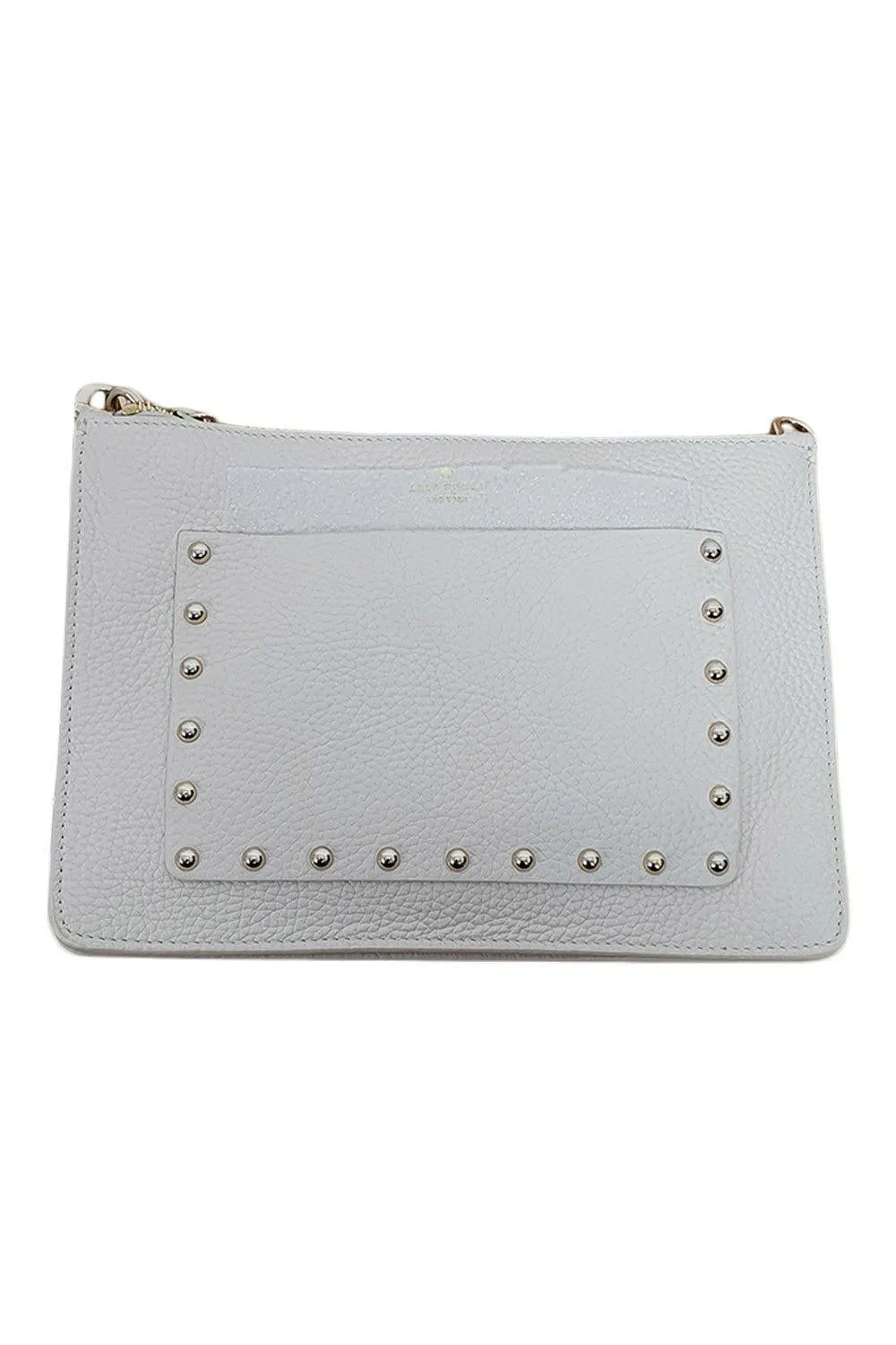 KATE SPADE On Purpose Bleach Bone Pebbled Leather Crossbody Bag (S)