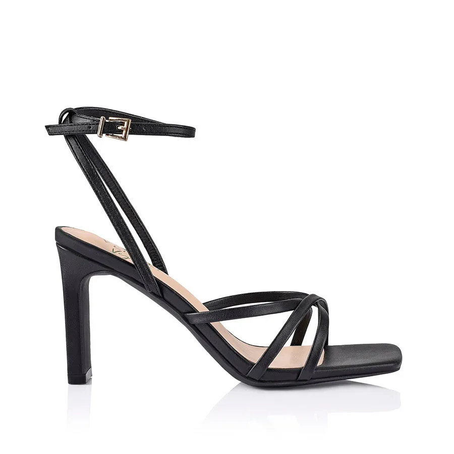 Kipp Strappy Heels - Black