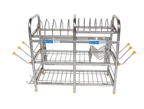 Kitchen Mart Stainless Steel Kitchen Rack (18 x 21 inch)