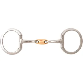 Korsteel Copper Oval Link Eggbutt Snaffle Bit