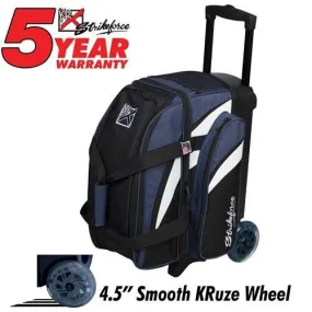 KR Cruiser Smooth Double Roller Bowling Bag Navy