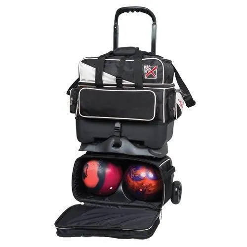 KR Strikeforce Fast 4 Ball Roller Bowling Bag Black/White