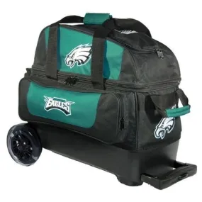 KR Strikeforce NFL Double Roller Philadelphia Eagles Bowling Bag