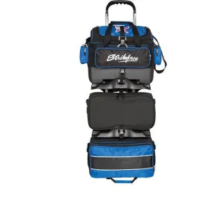 KR Strikeforce Royal Flush 6 Ball Roller Bowling Bag Royal/Black