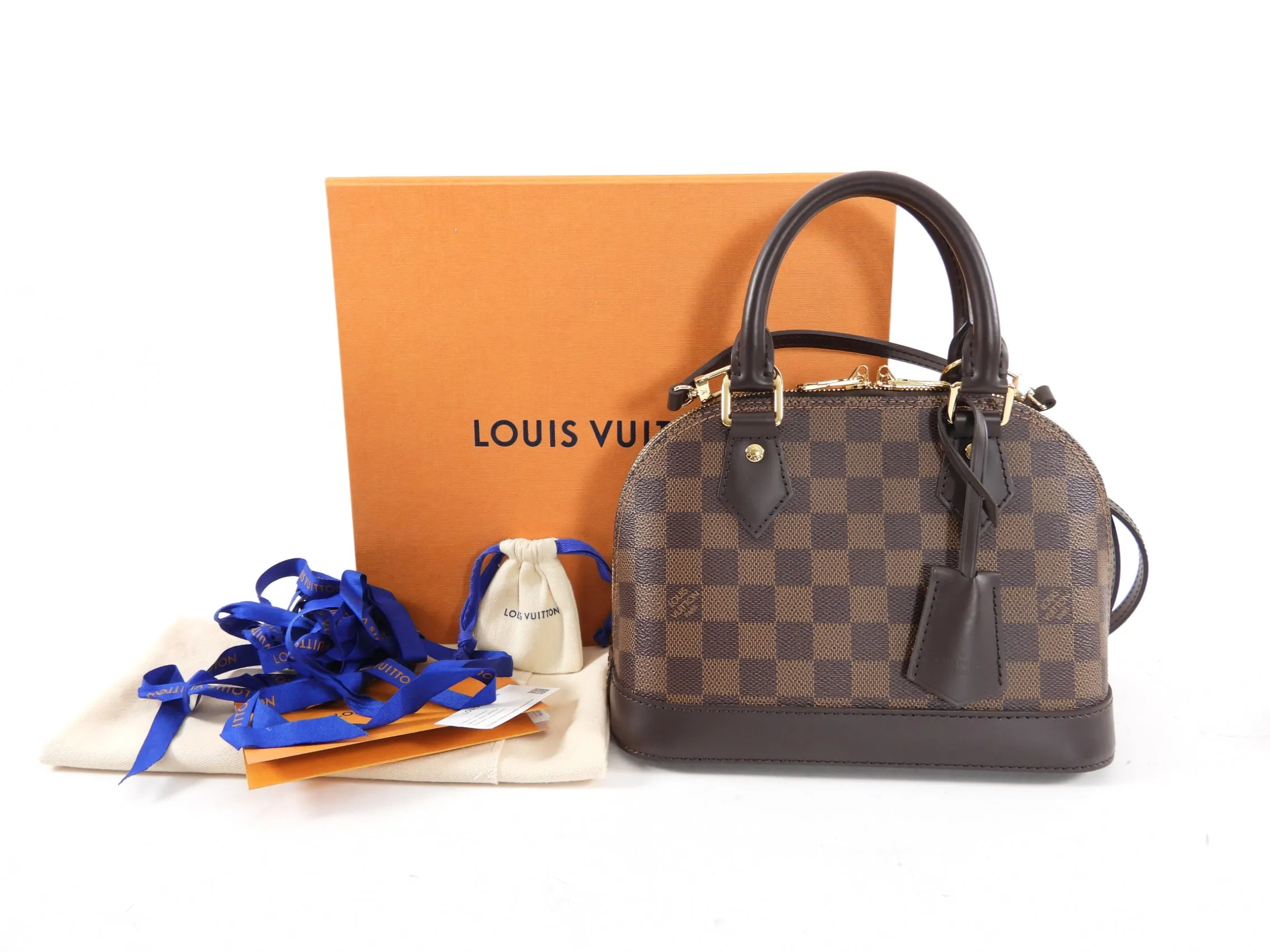 Louis Vuitton Brown Damier Ebene Alma BB Bag