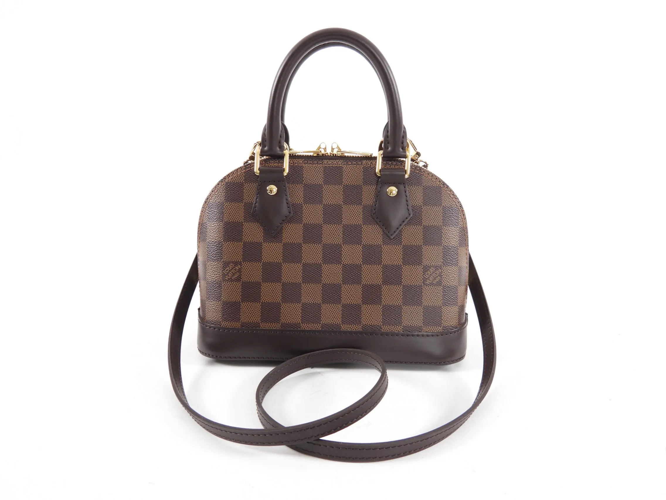 Louis Vuitton Brown Damier Ebene Alma BB Bag