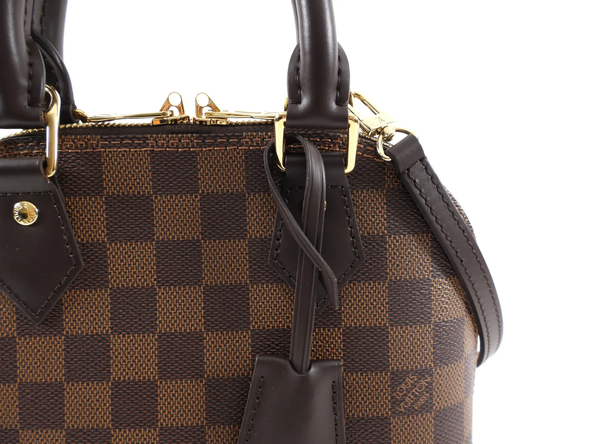 Louis Vuitton Brown Damier Ebene Alma BB Bag