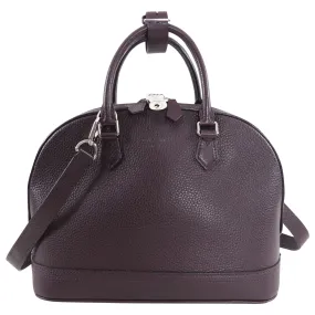 Louis Vuitton Dark Purple Taurillon Leather Alma PM Bag