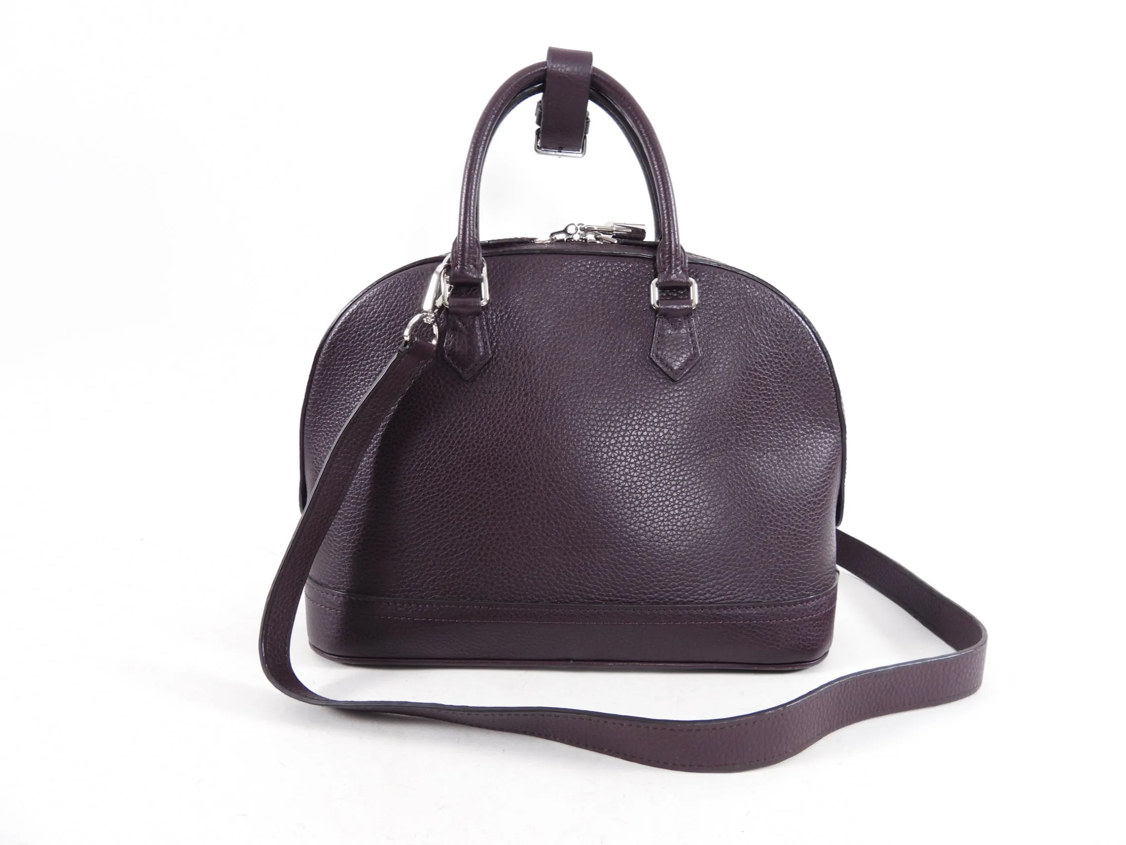 Louis Vuitton Dark Purple Taurillon Leather Alma PM Bag