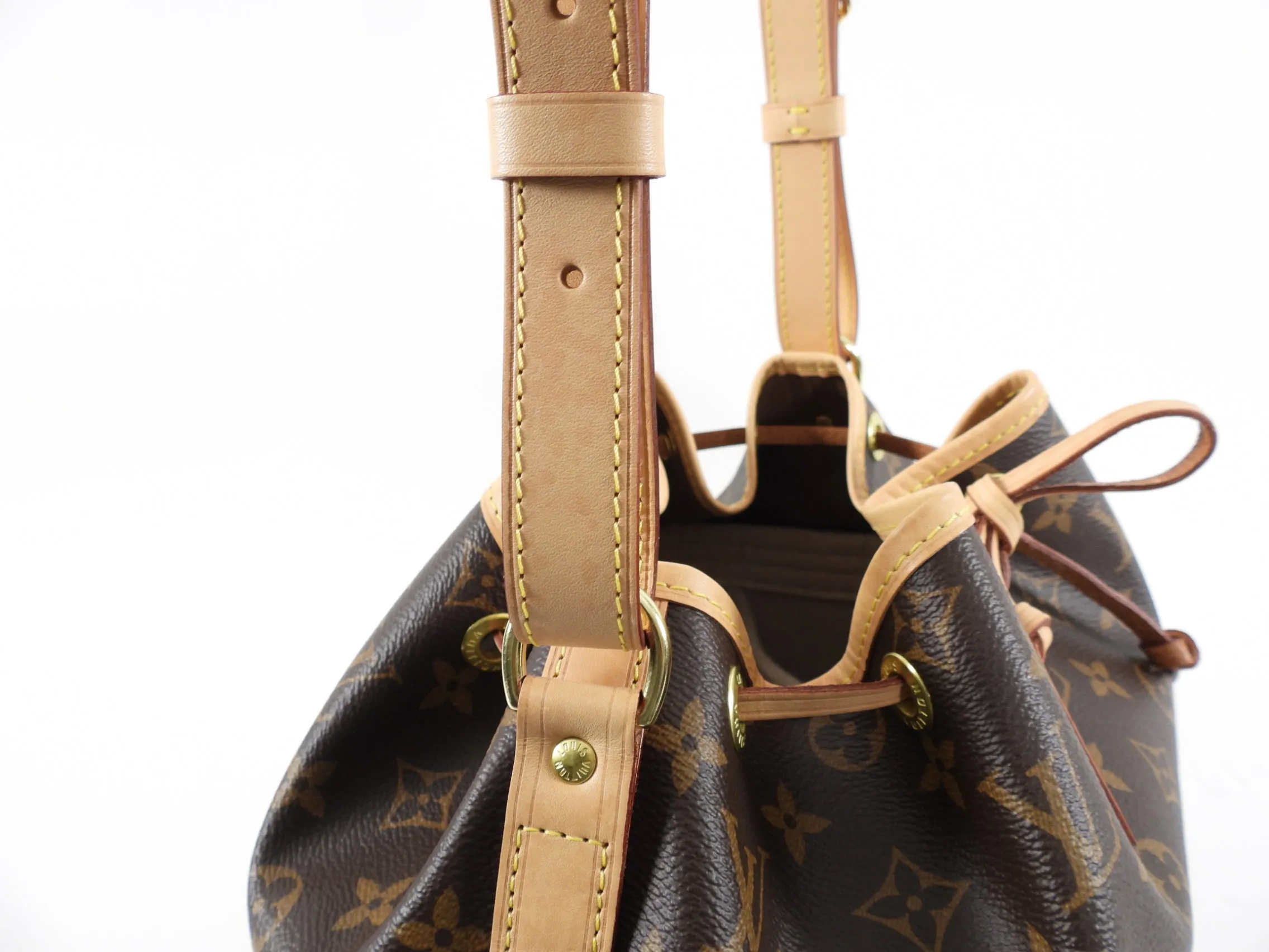 Louis Vuitton Monogram Canvas Petit Noe Drawstring Bag