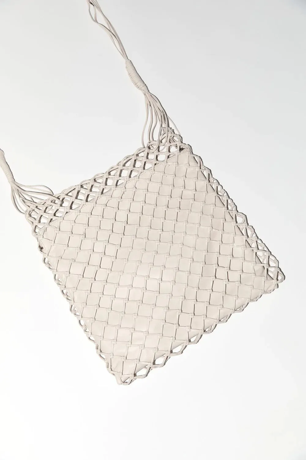 Macrame Sling Bag - Ecru