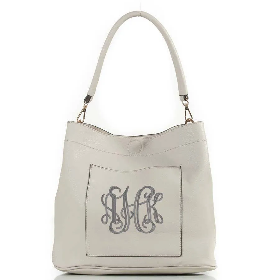 Monogrammed Bucket purse