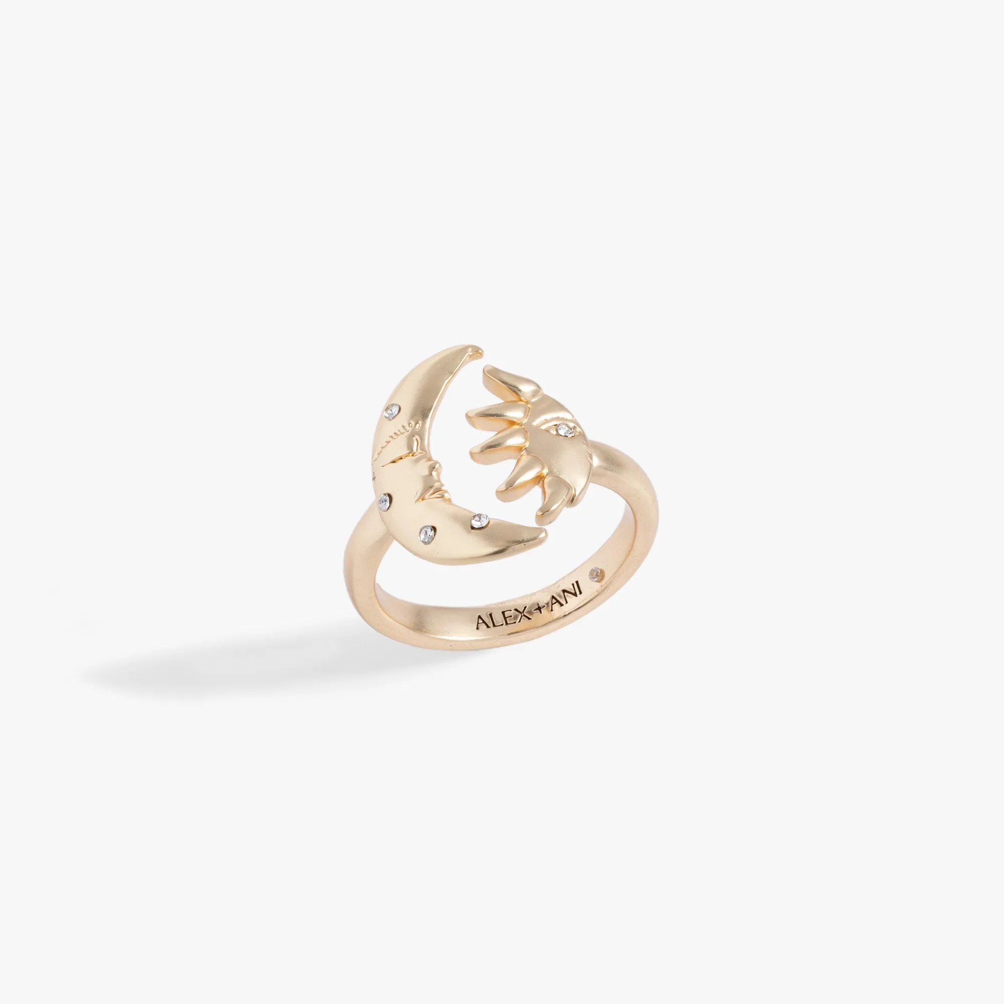 Moon and Sun Wrap Ring