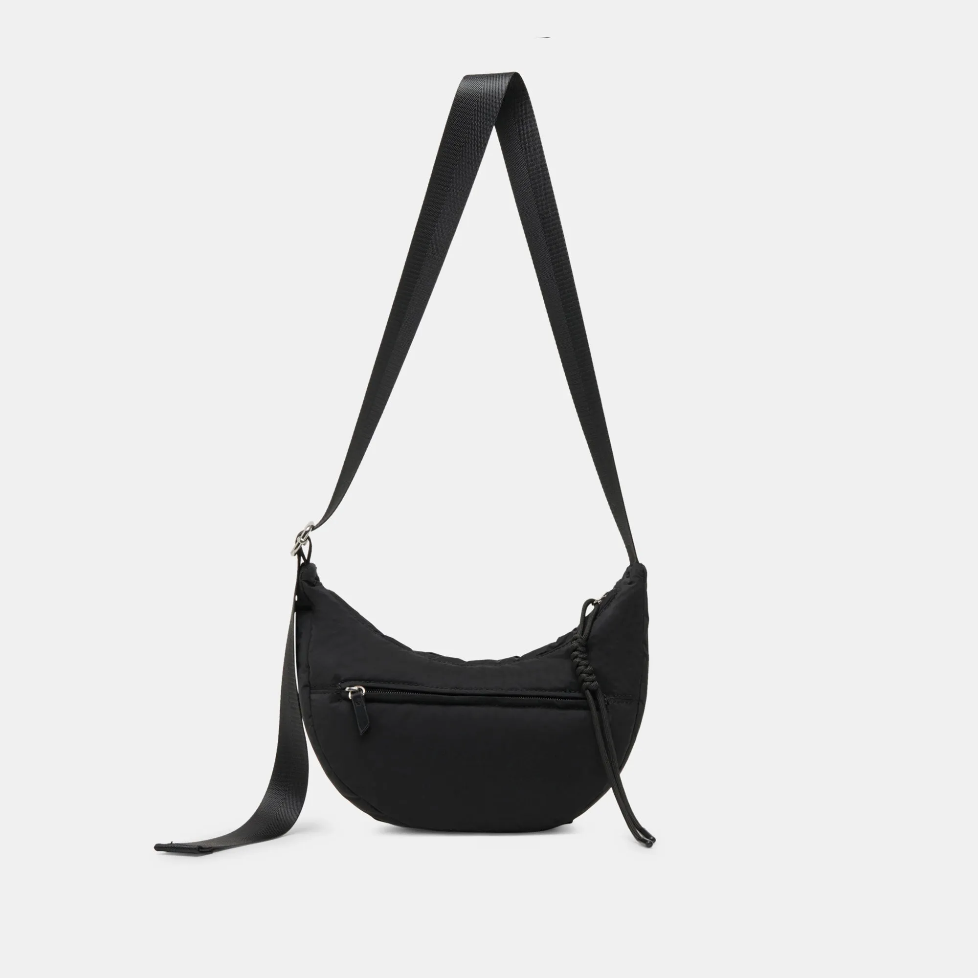 NANCY SHOULDER BAG BLACK NYLON