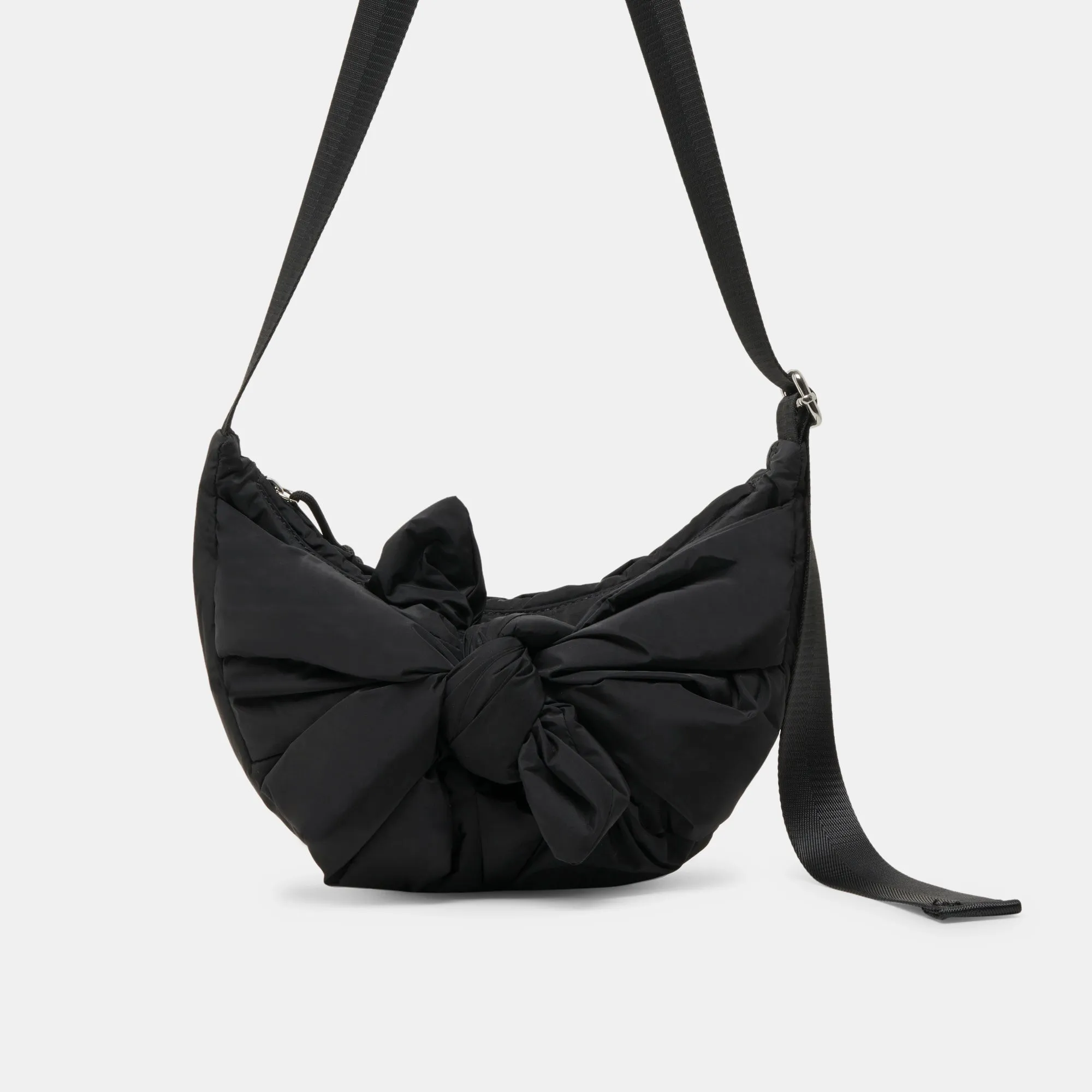 NANCY SHOULDER BAG BLACK NYLON